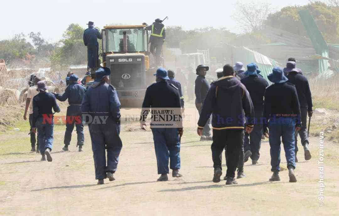 St Martins residents camp at HCC offices after demolitions